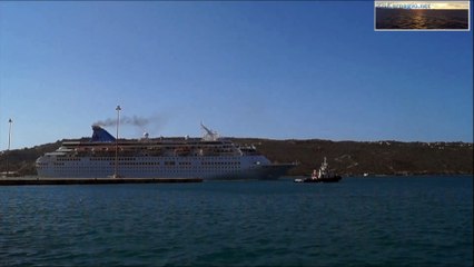 Thomson Majesty departure from Souda port