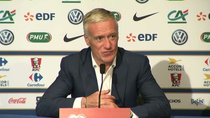 下载视频: Foot - CM2018 - Bleus : Deschamps «Un coup de froid en début de match...»