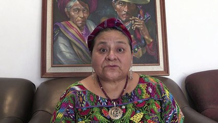 Nobel laureate Menchu applauds peace prize for Colombia leader