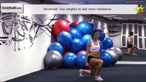 Best leg and butt workout  lunges with weights