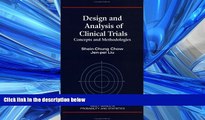 Online eBook Design and Analysis of Clinical Trials: Concept and Methodologies (Wiley Series in