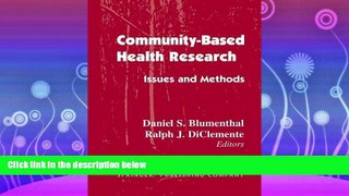 Online eBook Community- Based Health Research: Issues and Methods