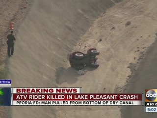 ATV rider killed in Lake Pleasant crash