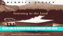 [PDF] Listening to the Land: Conversations about Nature, Culture and Eros Full Colection