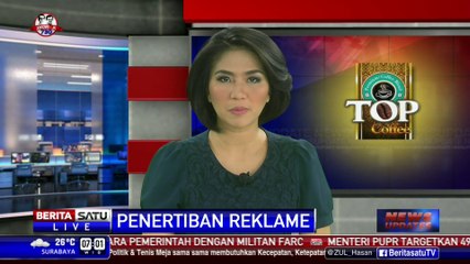 Download Video: Dishub DKI Tertibkan Reklame Liar di JPO