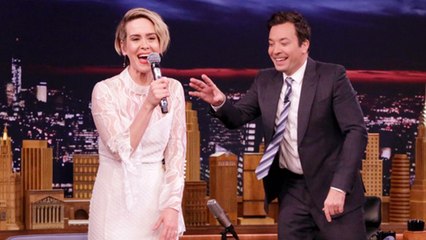 Sarah Paulson Raps Salt-N-Pepa's 'Shoop' on Jimmy Fallon Show