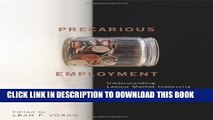 Collection Book Precarious Employment: Understanding Labour Market Insecurity in Canada