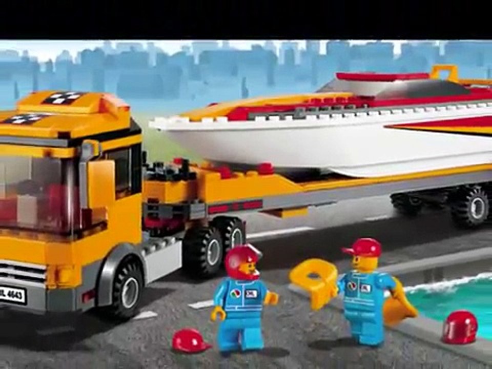 LEGO City Transportador De Barco, Lego Juguetes Para Niños