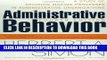 Collection Book Administrative Behavior, 4th Edition