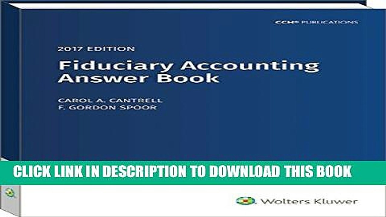 [PDF] Fiduciary Accounting Answer Book, 2017 Popular Colection