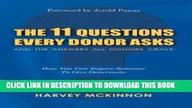 New Book The 11 Questions Every Donor Asks and the Answers All Donors Crave: How You Can Inspire