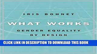 [Read PDF] What Works: Gender Equality by Design Download Free