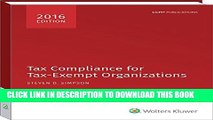 New Book Tax Compliance for Tax-Exempt Organizations (2016)