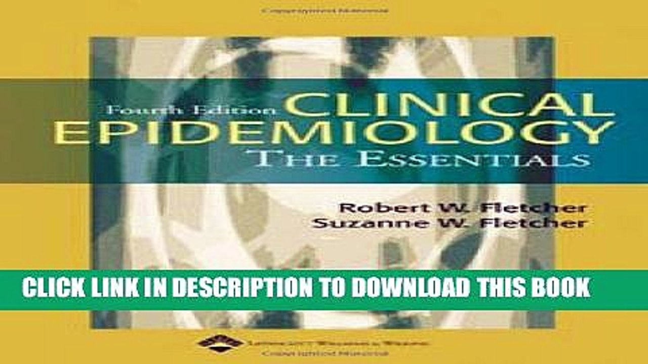 [PDF] Clinical Epidemiology: The Essentials Full Online