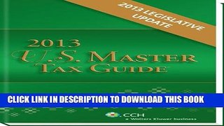 Collection Book U.S. Master Tax Guide, 2013 Legislative Update