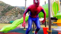 Spiderman vs Joker - Playlist w/ Venom, Hulk & Iron Man - Fun Superhero Movie in Real Life