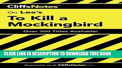 [PDF] On Lee s To Kill a Mockingbird (Cliffs Notes) Full Colection
