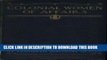 New Book Colonial Women of Affairs: A Study of Women in Business and The Professions in America