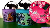 Happy Meal Monster High Buckets Halloween McDonalds Frankie Stein Draculaura Clawdeen