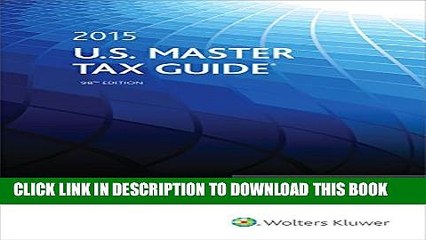 [PDF] U.S. Master Tax Guide (2015) Full Online
