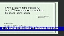[PDF] Philanthropy in Democratic Societies: History, Institutions, Values Popular Online