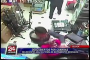 Juliaca: cámaras registraron violento asalto a tienda de artículos musicales