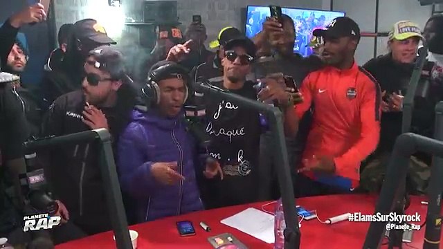 Gros freestyle de Elams & Guest dans Planète Rap