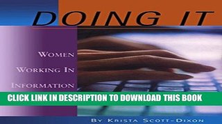 Collection Book Doing IT: Women Working In Information Technology (Women s Issues Publishing