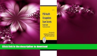 FAVORITE BOOK  PSB Health Occupations Exam Secrets: PSB Test Review for the Psychological