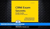 FAVORITE BOOK  CRNI Exam Secrets Study Guide: CRNI Test Review for the Certified Registered Nurse