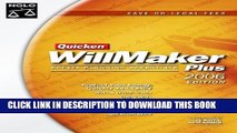 Collection Book Quicken Willmaker Plus 2006 Edition: Estate Planning Essentials