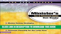 Collection Book Zondervan 2005 Minister s Tax and Financial Guide: For 2004 Returns (Zondervan