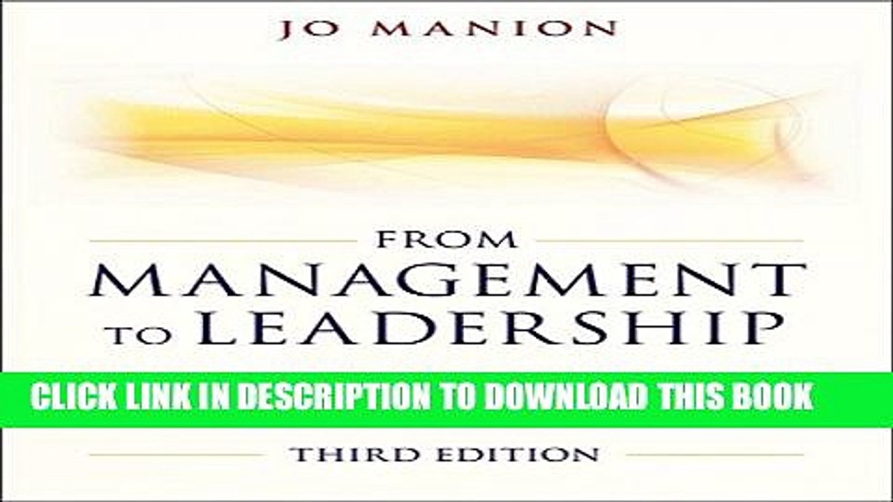 [PDF] From Management to Leadership: Strategies for Transforming Health Full Online