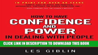 [PDF] How to Have Confidence and Power in Dealing With People Full Online