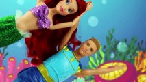 Frozen Anna and Elsa Become Mermaids for Ariel and Mermans Wedding DisneyToysFan