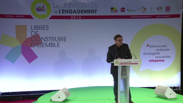 Intervention de David Kimelfeld à l'Université de l'engagement de Lyon