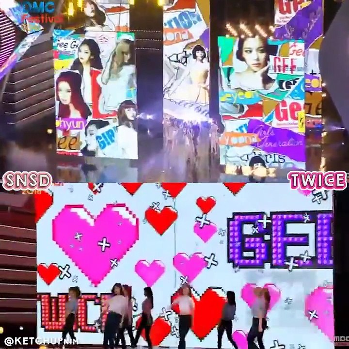161008 GEE - SNSD(original) vs. TWICE(cover),  DMC Festival 2016