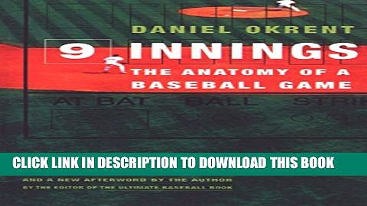 [PDF] Nine Innings: The Anatomy of a Baseball Game Popular Online