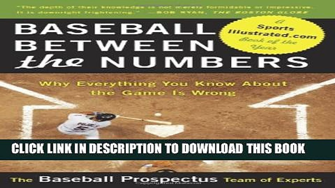 [PDF] Baseball Between the Numbers: Why Everything You Know About the Game Is Wrong Full Online