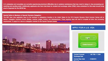 How to apply for a U.S. Non-Immigrant Visa from Tunisia (U.S. Embassy Tunis)