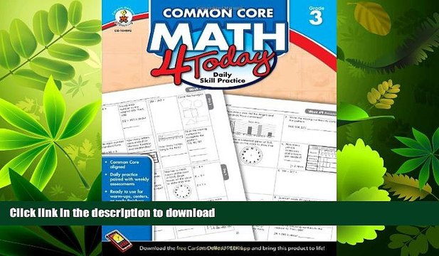 FAVORITE BOOK Common Core Math 4 Today, Grade 3: Daily Skill Practice (Common Core 4 Today) FULL