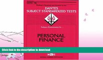 FAVORITE BOOK  DSST Personal Finance (Passbooks) (DANTES SUBJECT STANDARDIZED TESTS (DANTES))