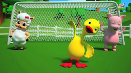 Hokey Pokey _ 3D Nursery Rhymes For Baby _ Songs For Kids And Childrens