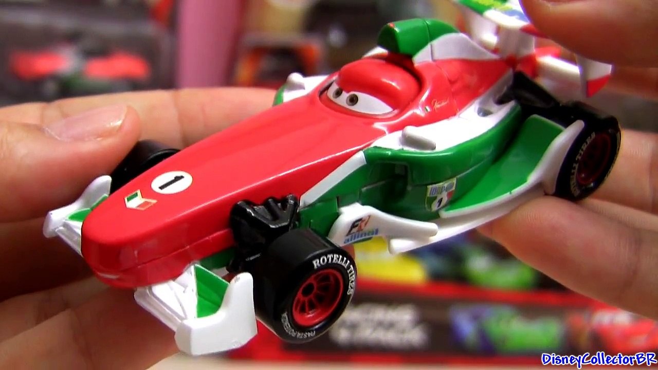 Lights and sounds Francesco Bernoulli diecast Cars 2 Disney Pixar talking toys Disneycollector