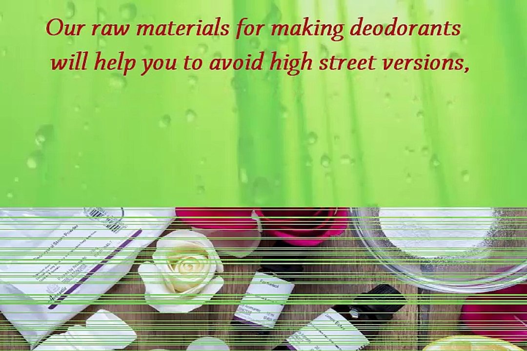 Products For Making Deodorants