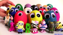 Play Doh Surprise Googly Eyes Minecraft Cars Minions - PlayDough Ojos Saltones Huevos Sorpresa