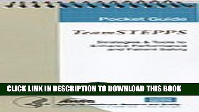 [PDF] TeamSTEPPS Pocket Guide: Team Strategies Tools to Enhance Performance and Patient Safety