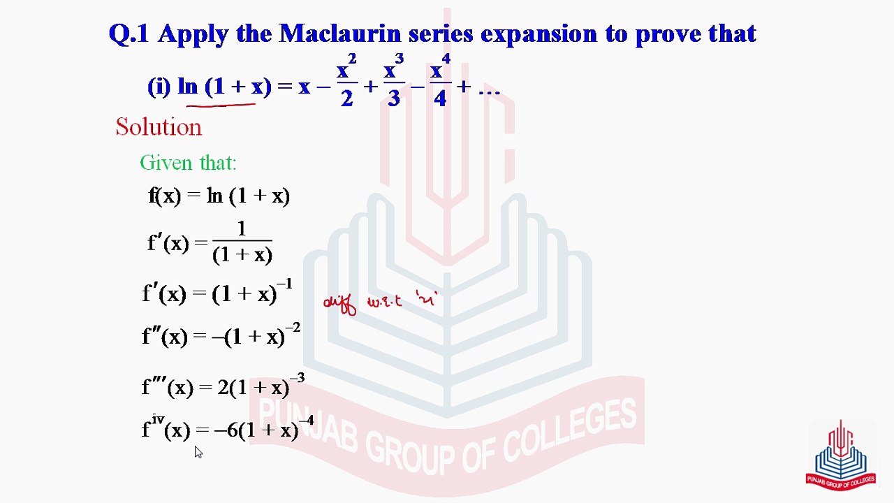 Question No.01 (Part i,ii)