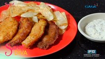 Sarap Diva: Tilapia with gabi chips by Jon Santos