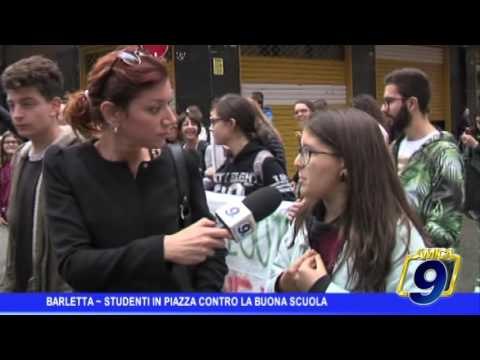 Barletta | Studenti in piazza contro la Buona scuola e trasporti